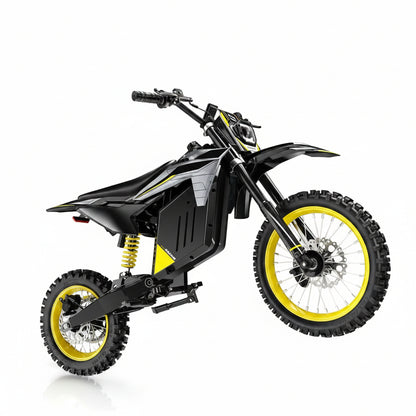 3500W Peak Electric Dirt Bike for Teens & Adults, 37MPH Electric Off-Road E-Bike with 48V 21Ah Battery, up to 55 Miles Range, Dual Suspension, Hydraulic Brakes, 400LBS Load, Fit Age 13+
