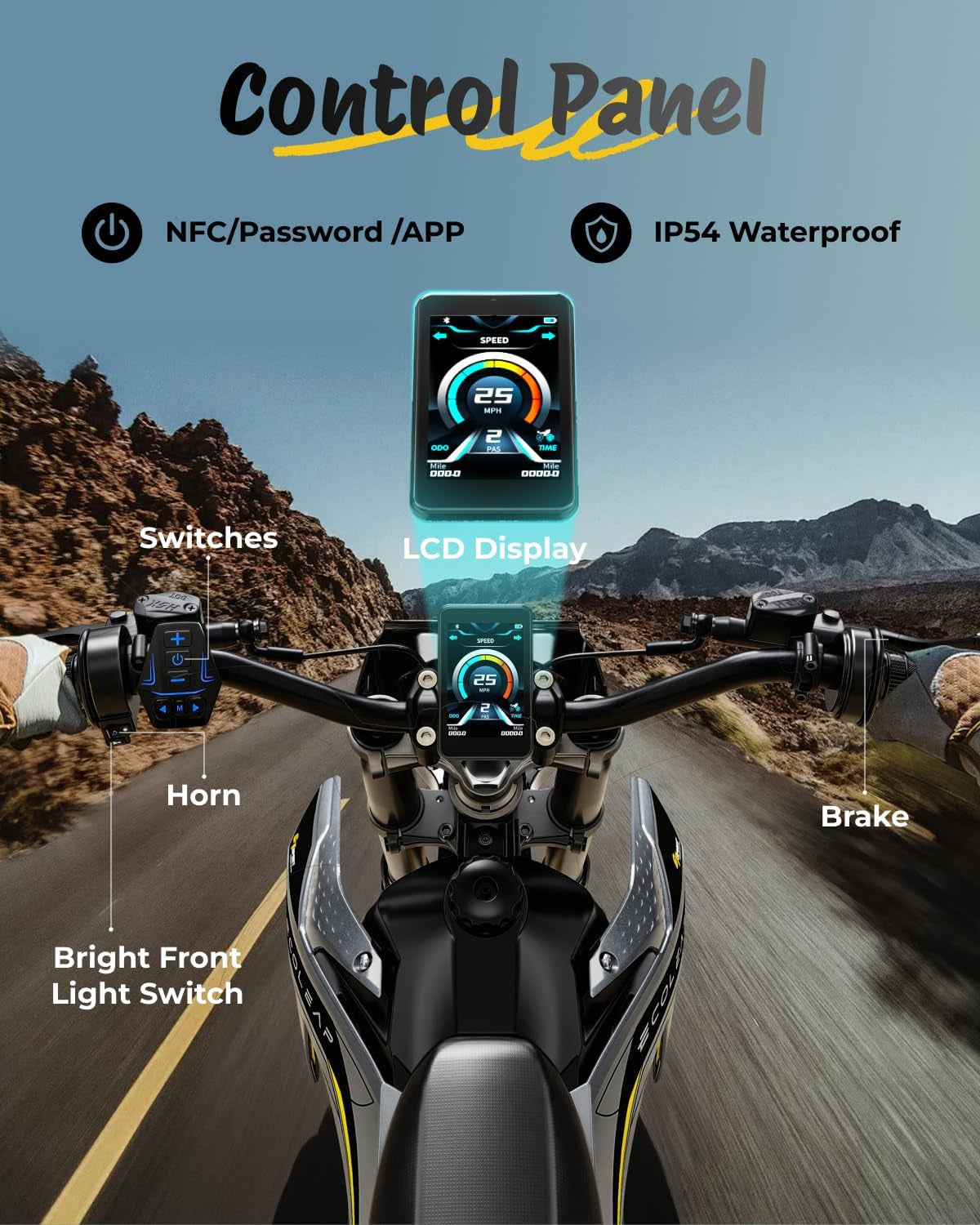 3500W Peak Electric Dirt Bike for Teens & Adults, 37MPH Electric Off-Road E-Bike with 48V 21Ah Battery, up to 55 Miles Range, Dual Suspension, Hydraulic Brakes, 400LBS Load, Fit Age 13+