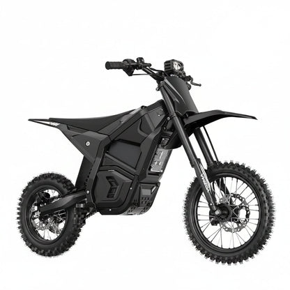 IN10 Electric Dirt Bike, 2600W 40MPH Electric-Motorcycle with 48V/23AH Battery Ebike, Full Hydraulic Brakes and Suspensions Mountain Off-Road E Dirt Bike, for Teens & Adults (Shadow Black)
